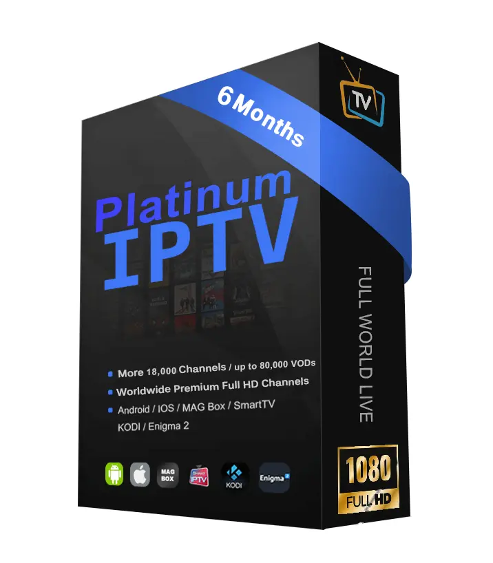 6 Months Platinum IPTV subscription
